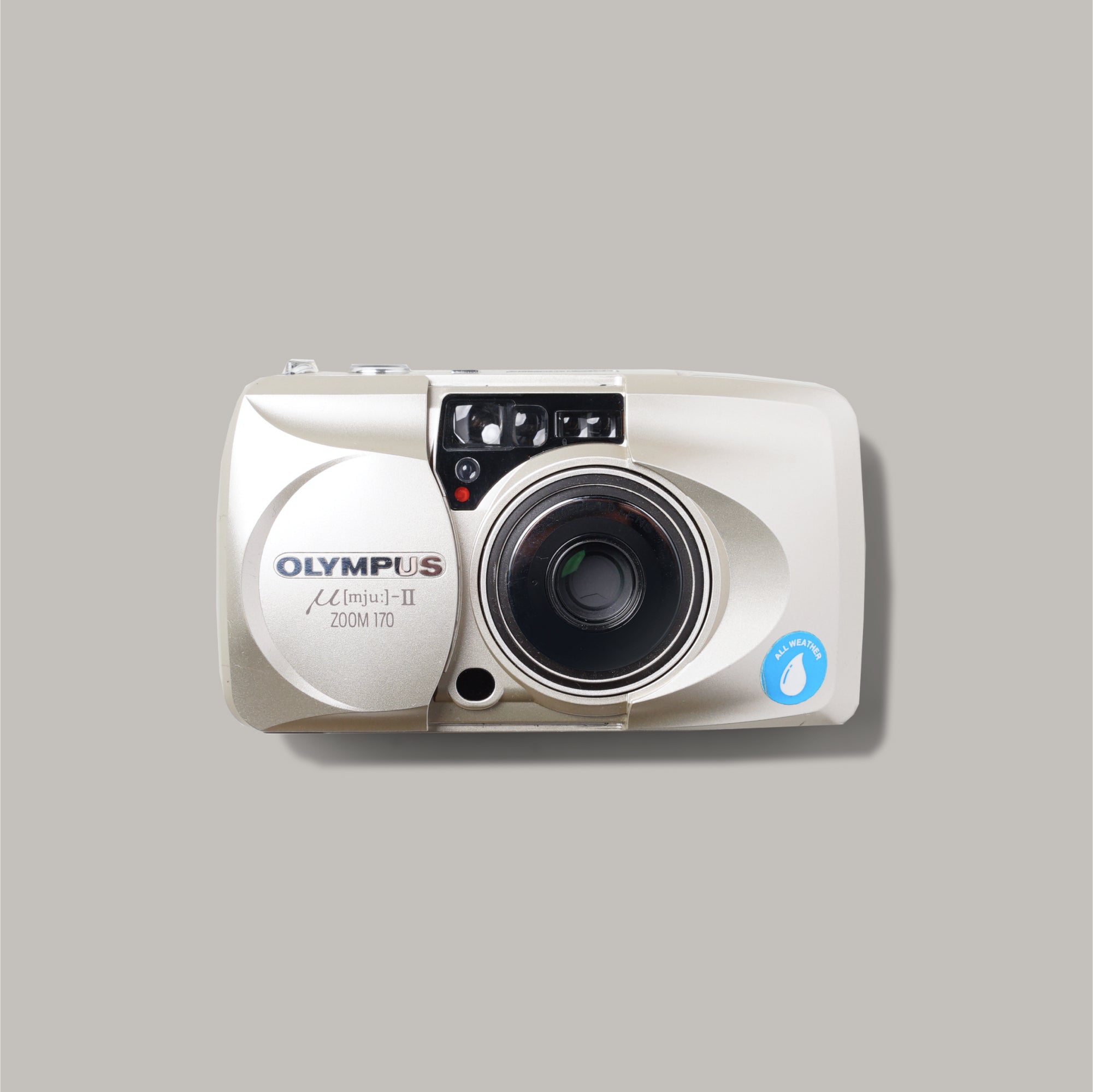 Buy Olympus MJU II Zoom 170 Champagne now at Analogue Amsterdam