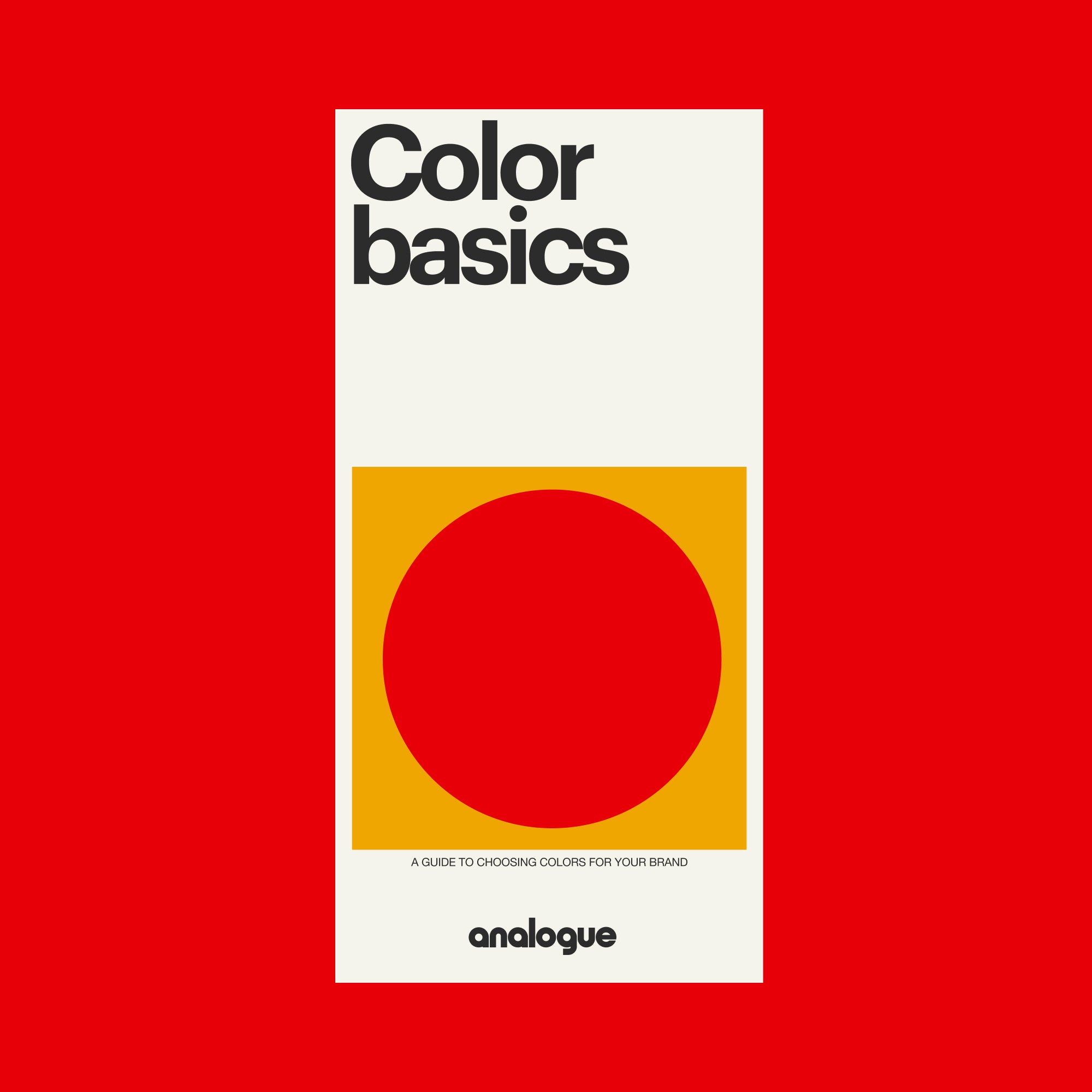 Analogue Color Basics